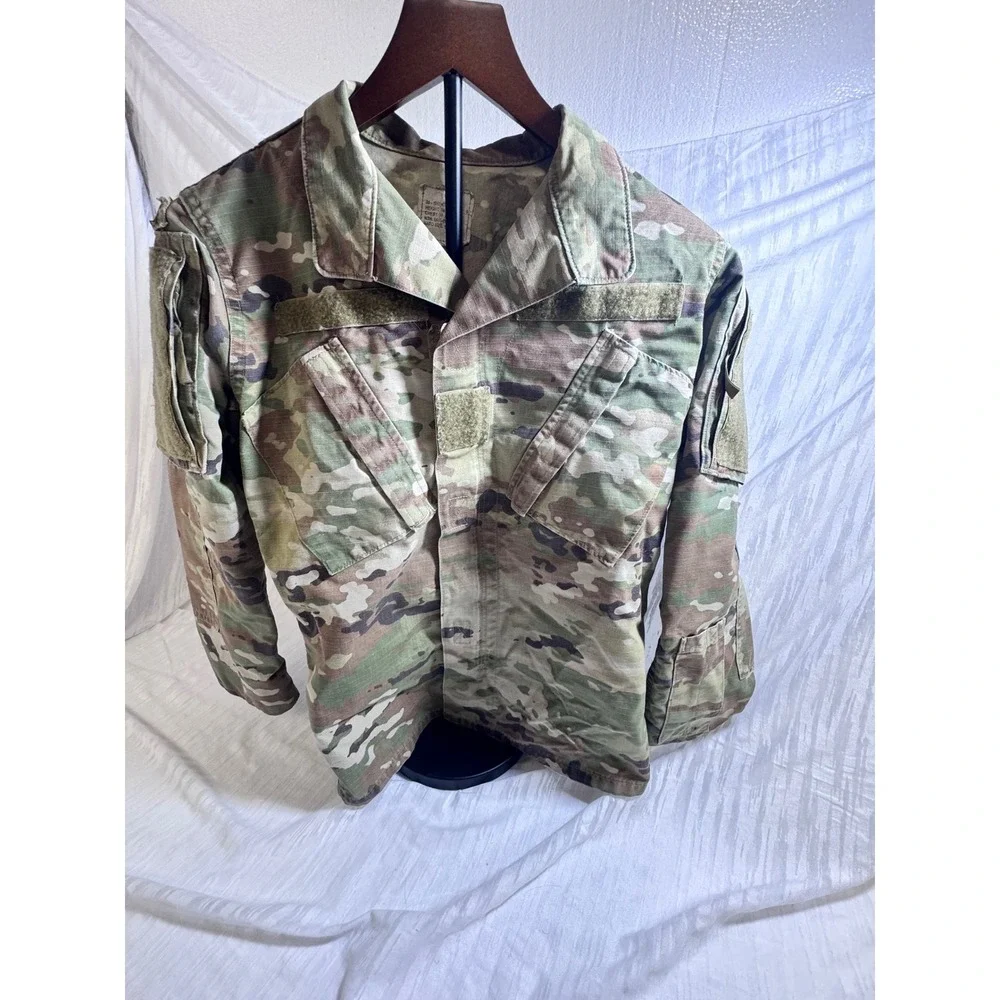 US Military OCP Multicam Camouflage Army Combat Uniform ACU Jacket‎ Coat 30S